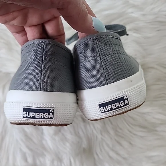 Superga Women's Sneakers Size 8.5 Gray Brand New Shoes Travel Casual Cute Comfy - Picture 3 of 7